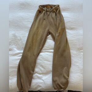 Aviator Nation Sand Faded sweatpants with bolt stitch